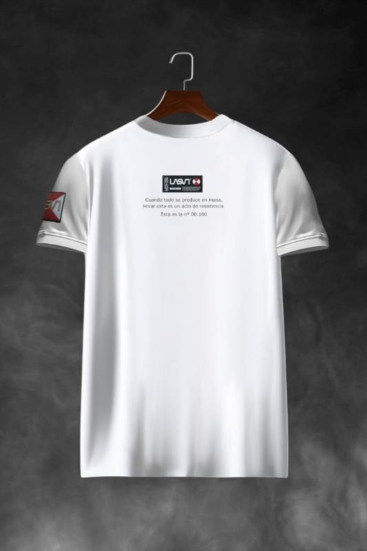 Camiseta de hombre LaSaL WORLD Blanco