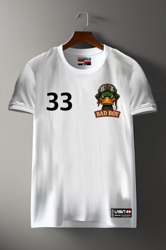 Camiseta de hombre LaSaL BADBOY Blanco
