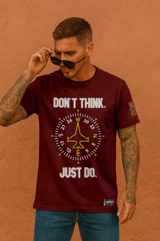 Camiseta de hombre LaSaL THING BURDEOS