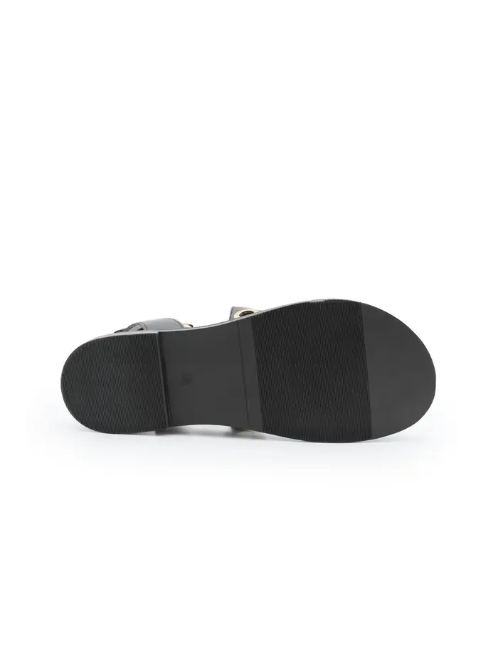 Sandalia Mujer CARMELA PIEL NEGRO