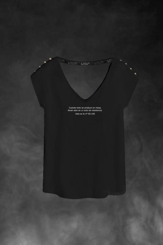 Camiseta de mujer LaSaL VITAMINE negro