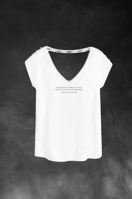 Camiseta de mujer LaSaL VITAMINE blanco