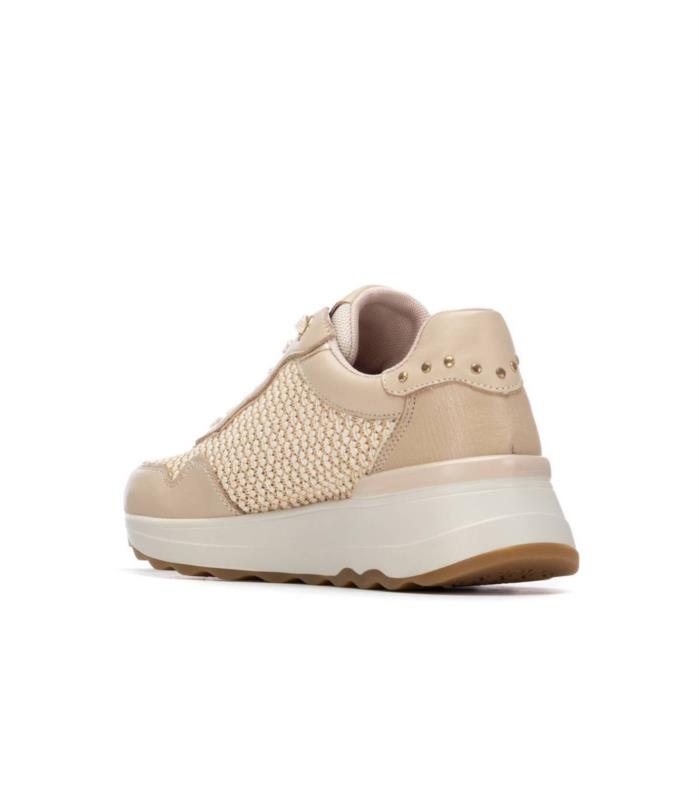 ZAPATILLA DE PIEL MUJER CARMELA BEIG