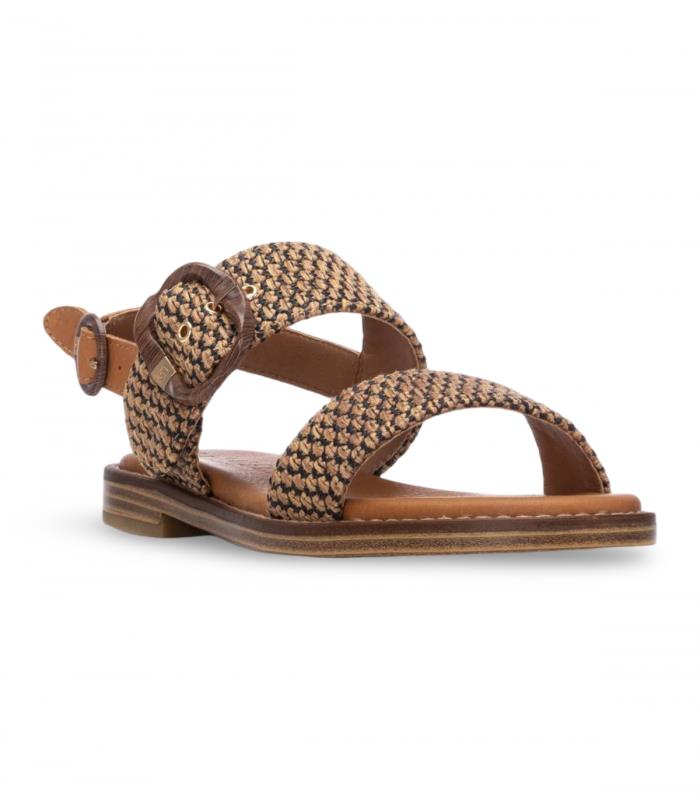 Sandalia Mujer CARMELA RAFIA CAMEL