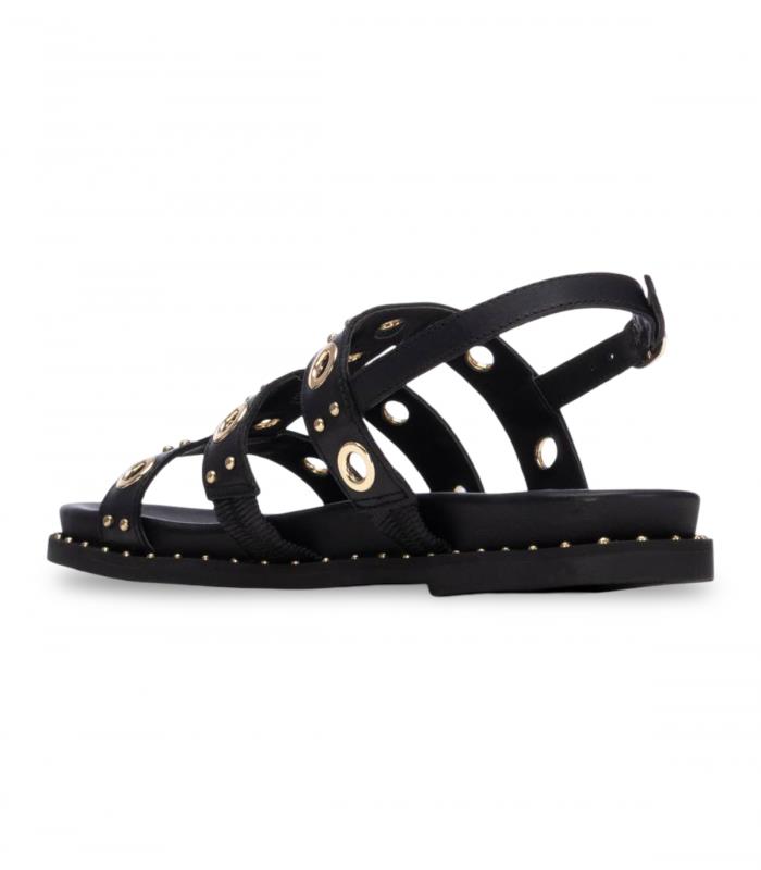 Sandalia Mujer CARMELA PIEL NEGRO