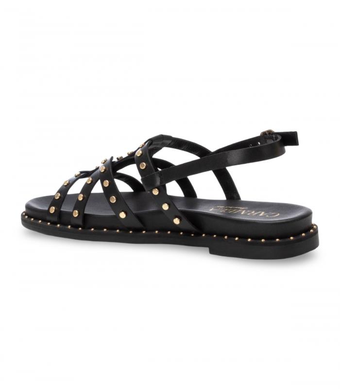 Sandalia Mujer CARMELA PIEL NEGRO