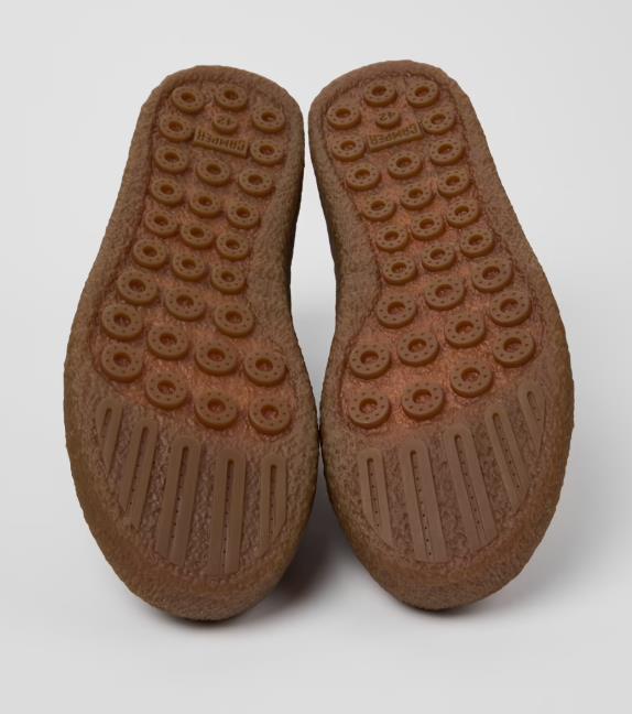 CAMPER PEU Zapatos marrones de nobuk para hombre.