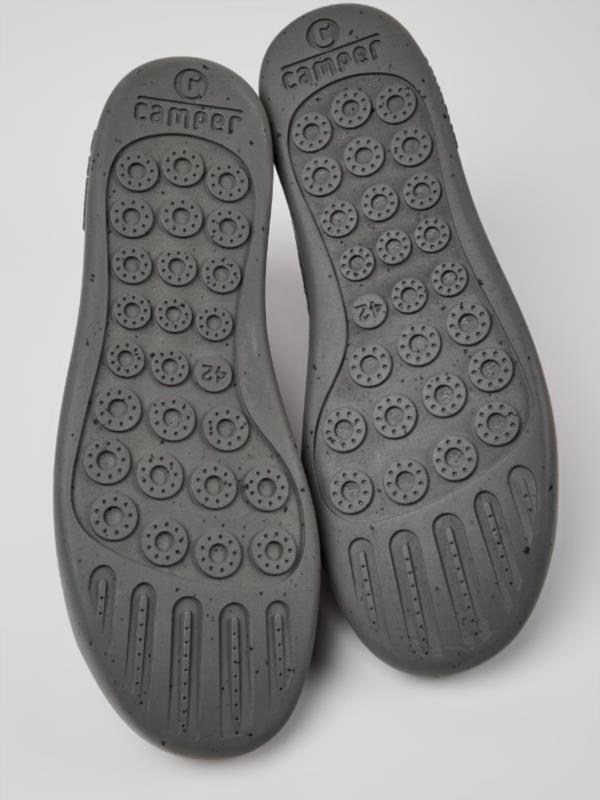 CAMPER PEU Sneakers altas negras de tejido para hombre.