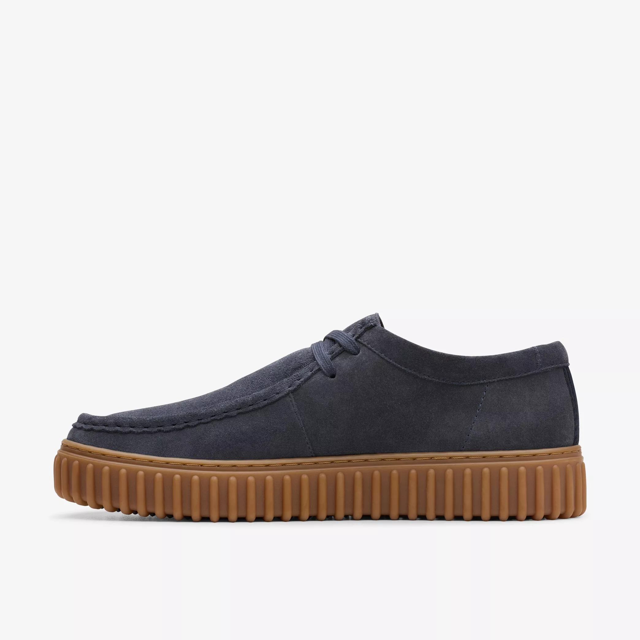 ZAPATO CLARKS TORHILL LO NAVY SUEDE 