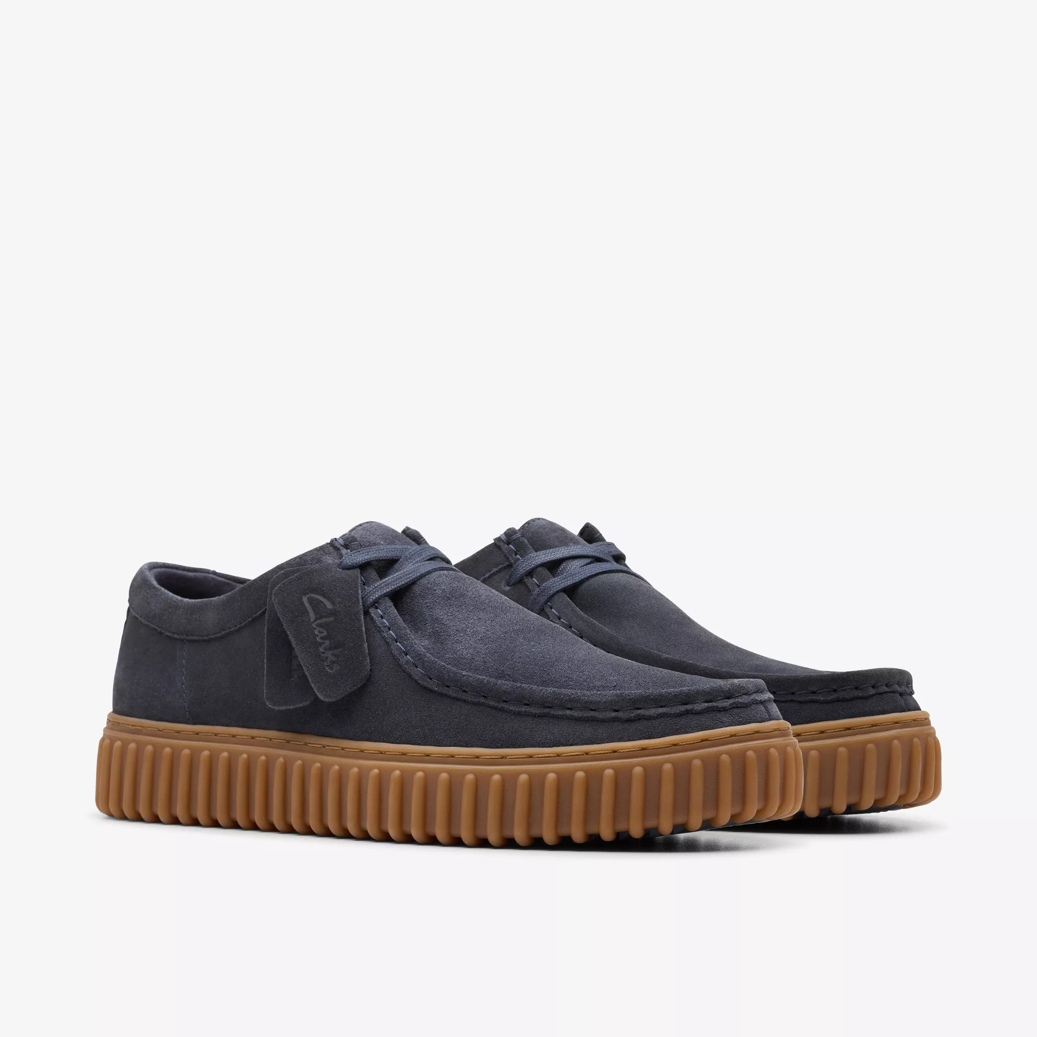 ZAPATO CLARKS TORHILL LO NAVY SUEDE 