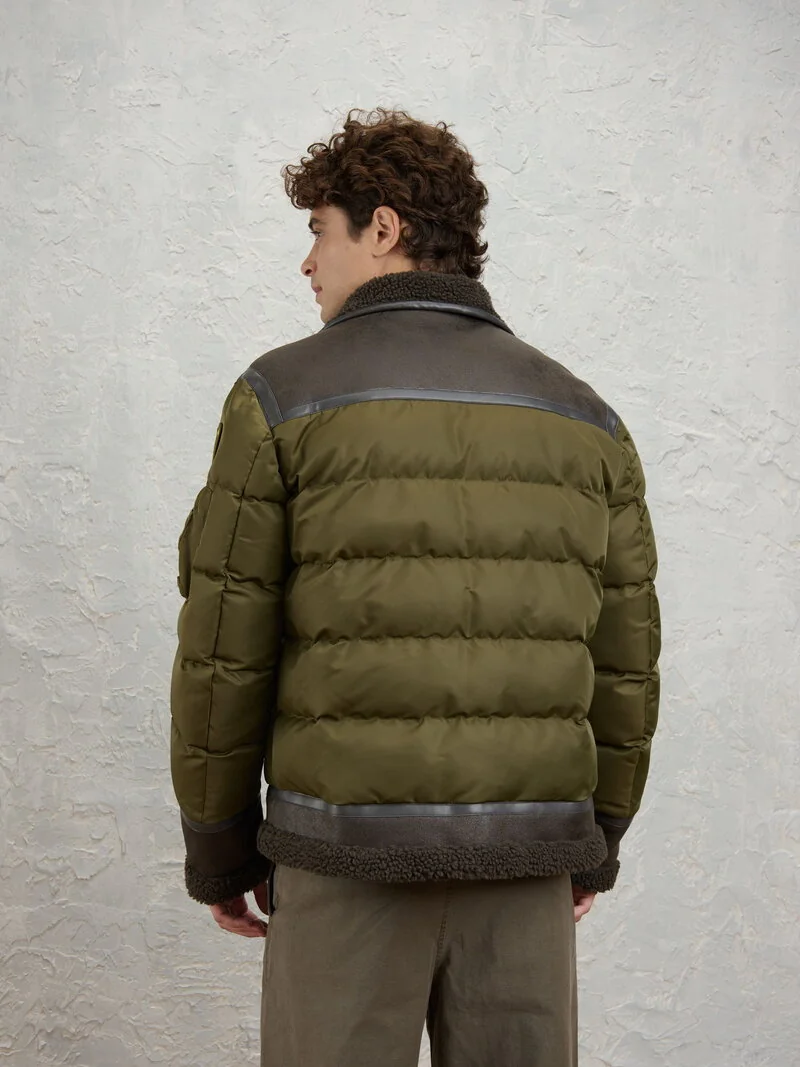 CHAQUETA BLAUER CORTA ORGAN NEW GREEN/BROWN