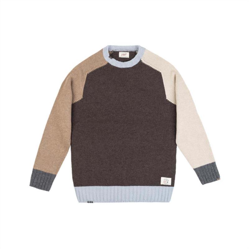 GIROCOLLO MAGLIERIA COLOR BLOCK