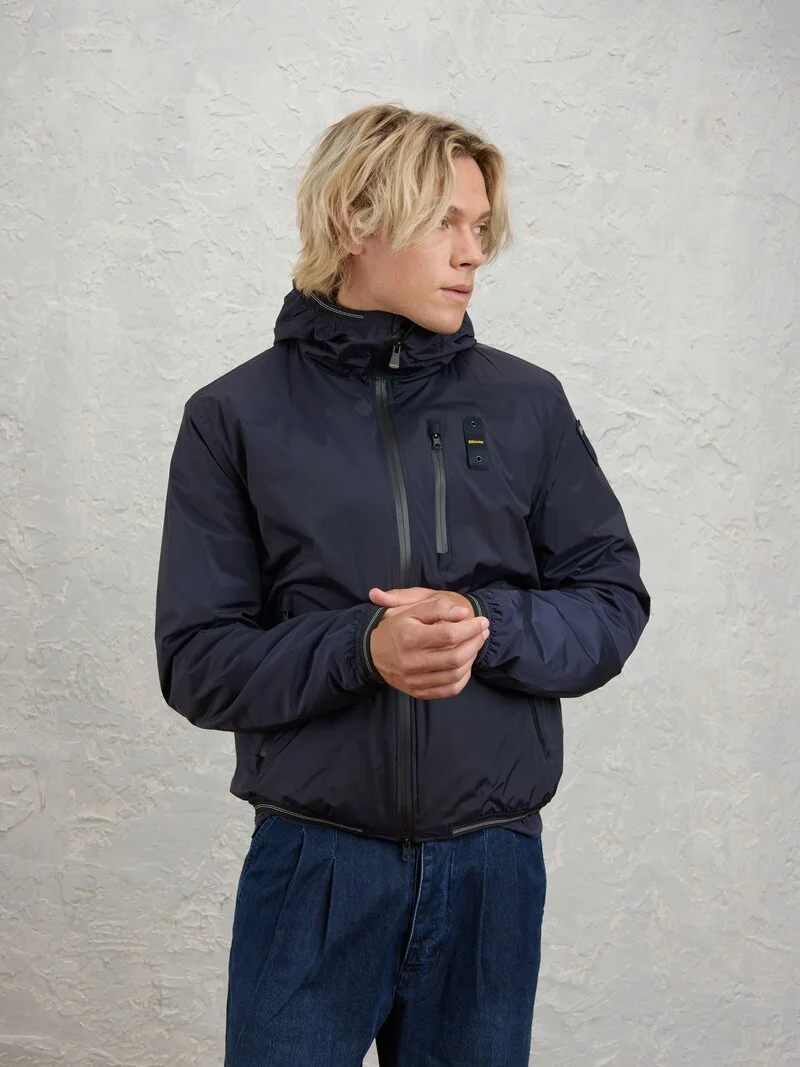 CHAQUETA BLAUER CORTA DEVON  AZUL