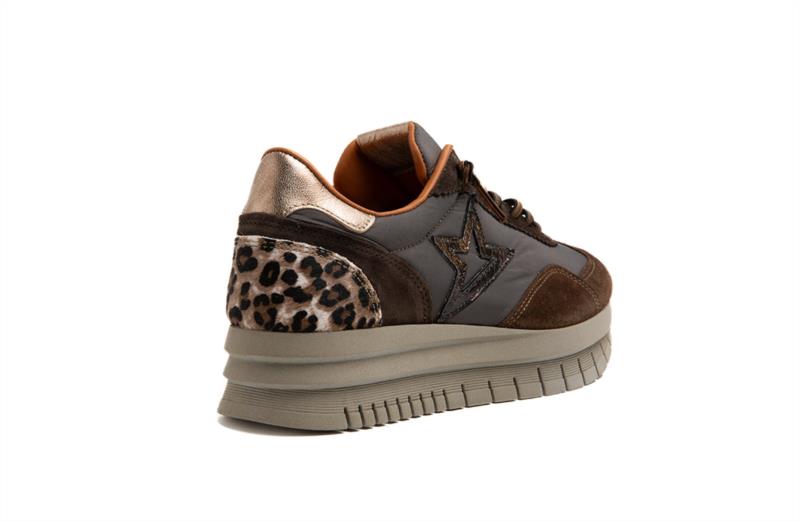 DEPORTIVA MUJER CETTI ANTE NILON CACAO