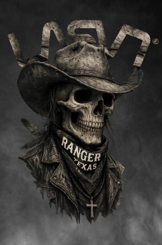 Camiseta de hombre LaSaL TEXAS negro