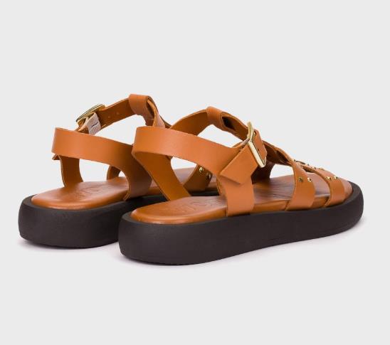 Sandalias WONDERS MOUSSE MARRON