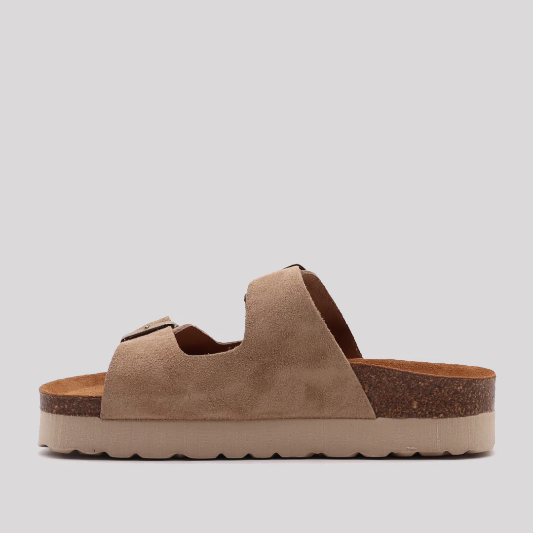 SANDALIA BIO PLATAFORMA MUJER SERRAJE TOPO