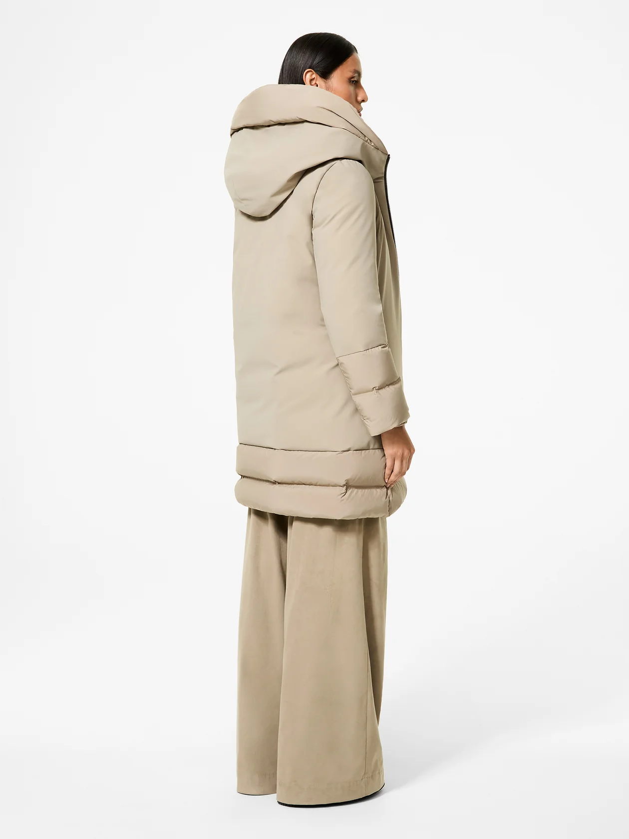 Chaqueta larga híbrida de invierno para mujer Surflex