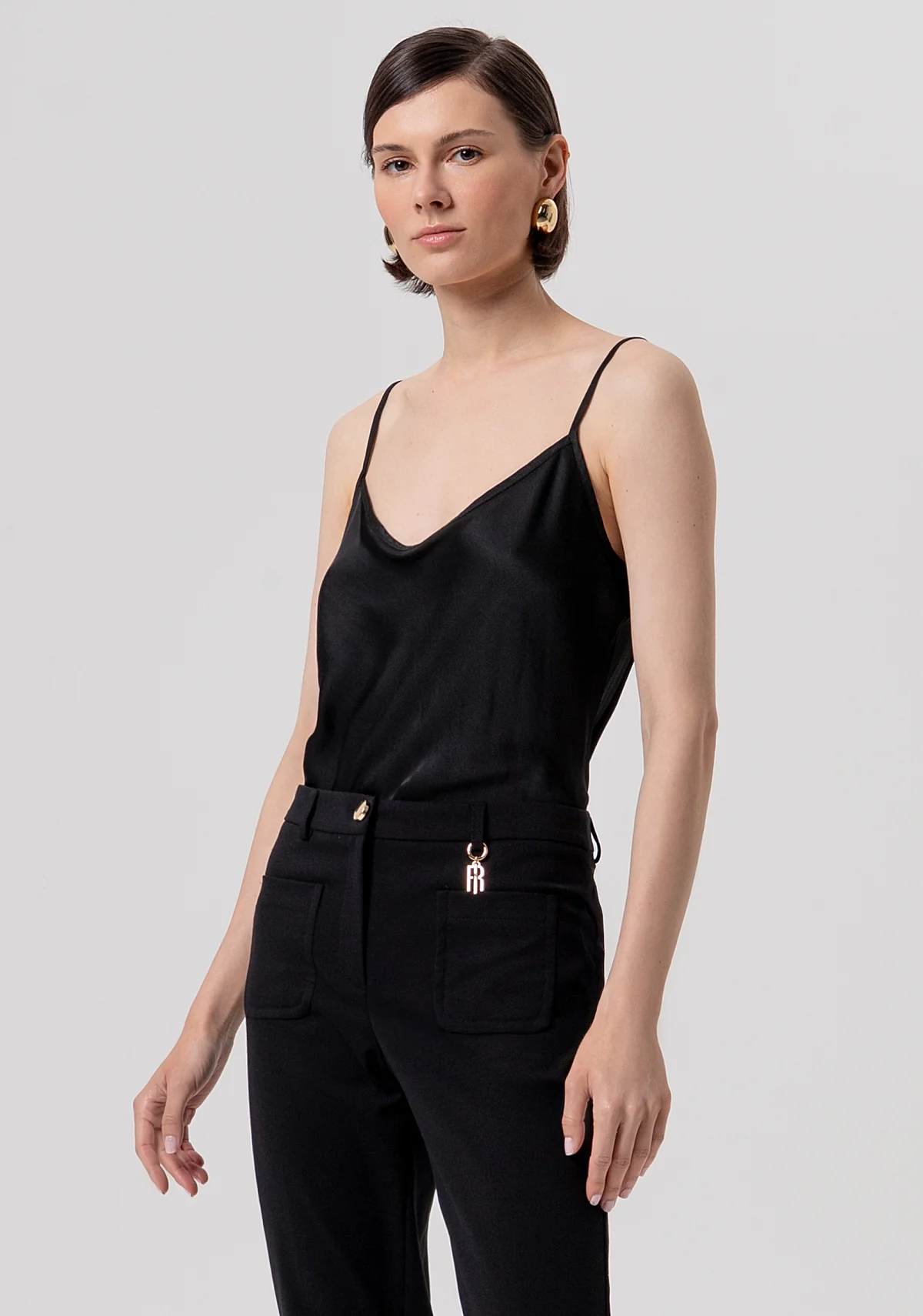 Pantalón bootcut confeccionado en tejido de punto Milano