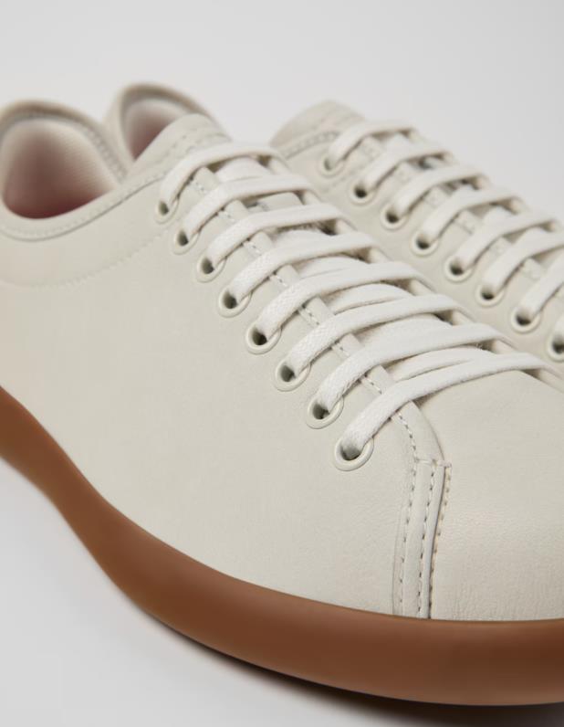 Sneakers CAMPER PELOTA SOLLER BLANCO de piel para hombre.