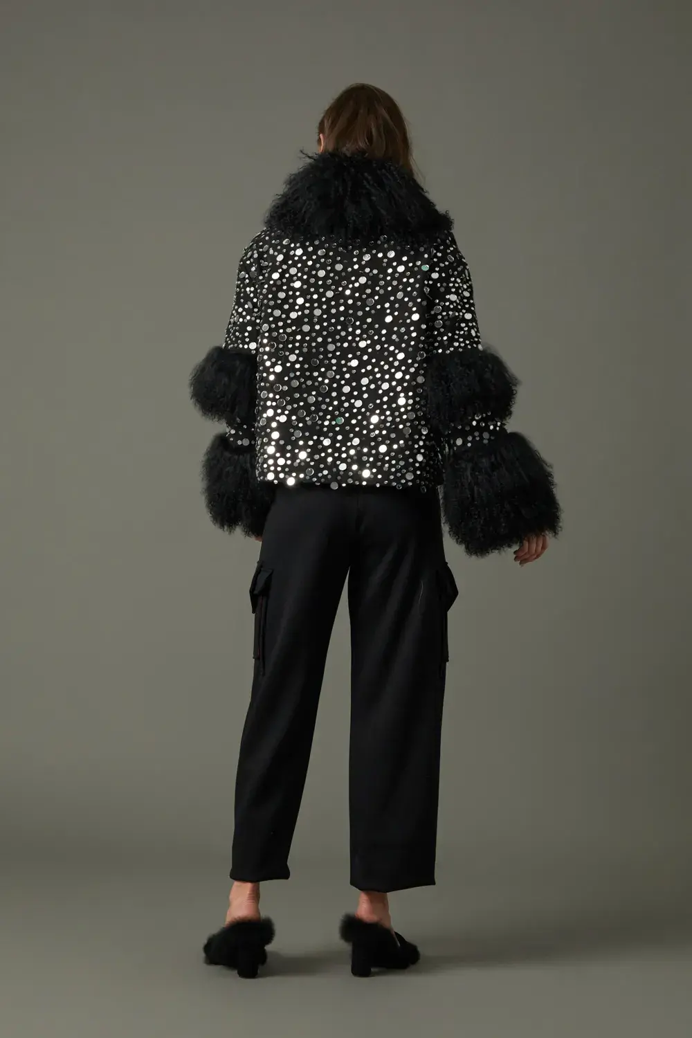 TETE BY ODETTE ABRIGO BOX ESPEJOS NEGRO