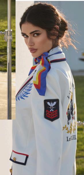 CHAQUETA LE CRUEL OVER BLANCA