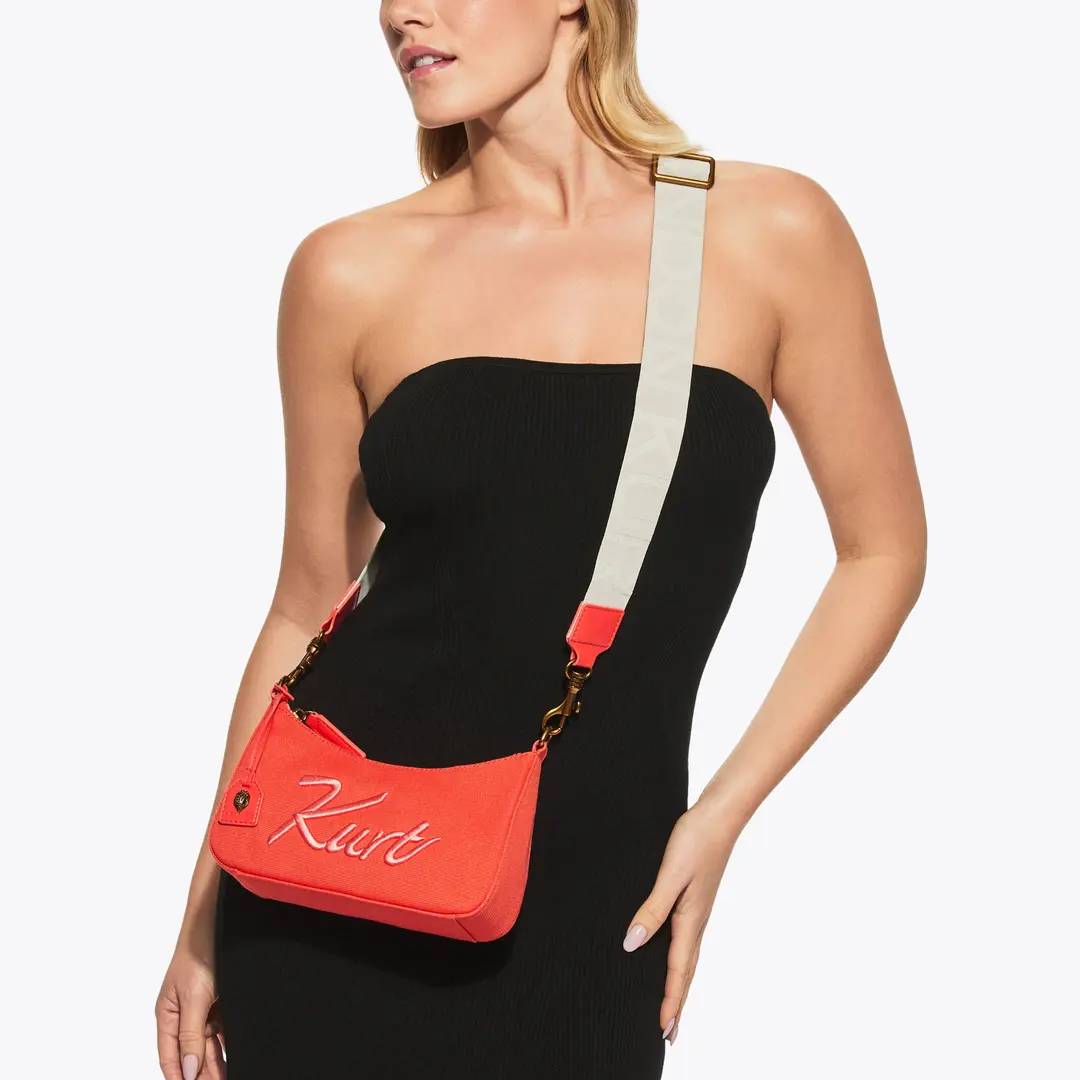  Bolso Kurt Geiger London  kurt sm hobo xbody Orange