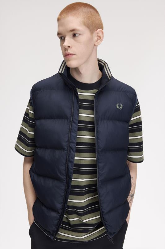 CHALECO NAVY FRED PERRY