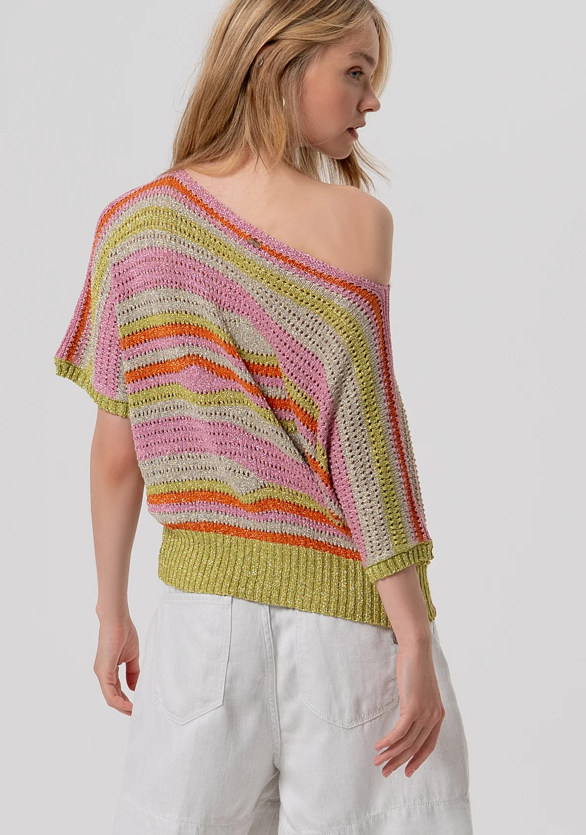 Kimono Sweater Fracomina Multicolor