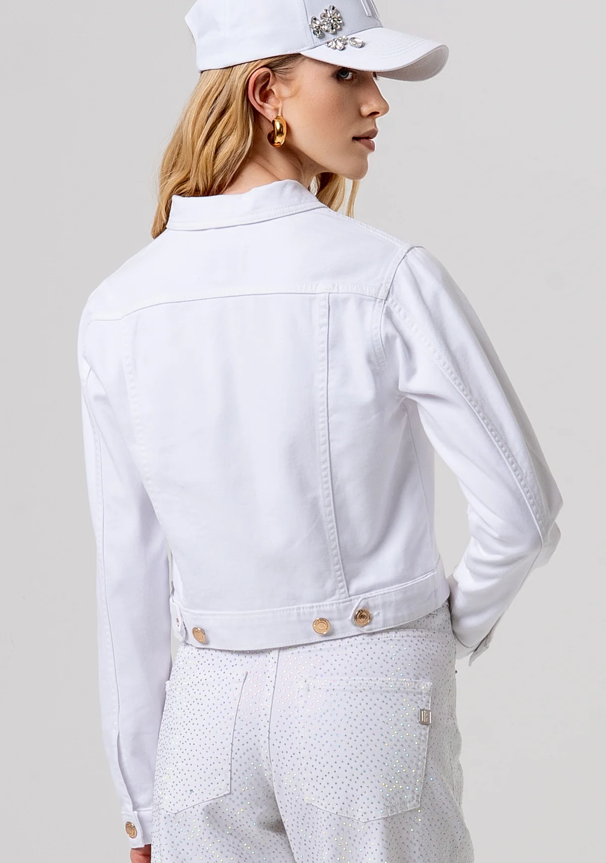 BULL TRUCKER JACKET WHITE