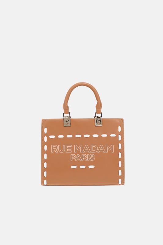  MINI BOLSO DE MANO ICÓNICO DE PRIMAVERA COGNAC