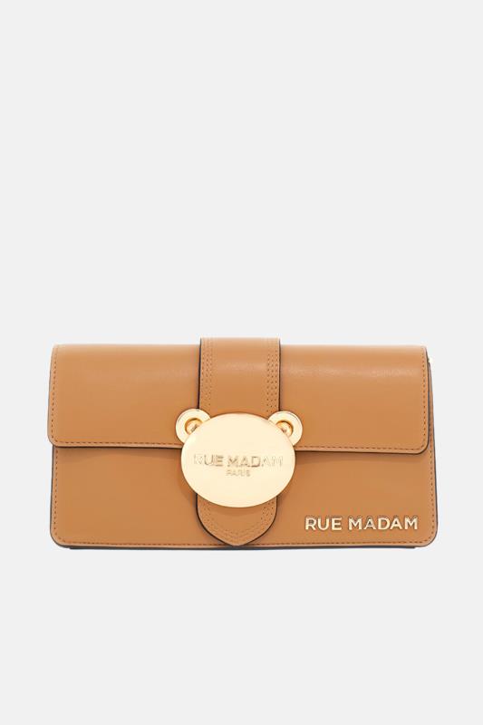 BOLSO DE PELUCHE SUAVE COGNAC