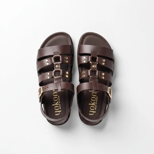 Sandalia plataforma TUNEZ-255 MARRON