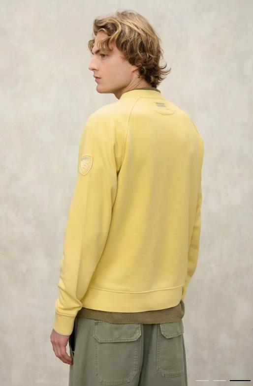 SUDADERA BLAUER ESCRITA FLOCK CAMP AMARILLO
