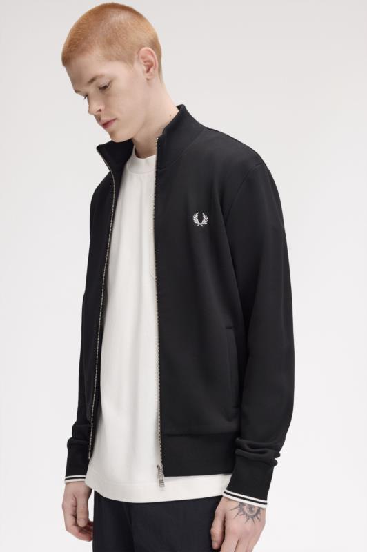 Sudadera Con Cremallera FRED PERRY Black