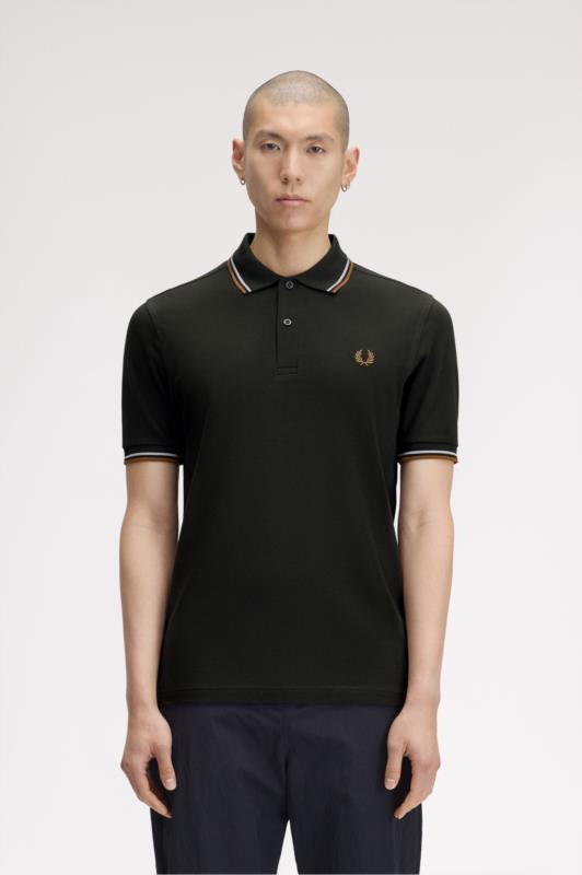 POLO PARA HOMBRE FRED PERRY VERDE NOCHE