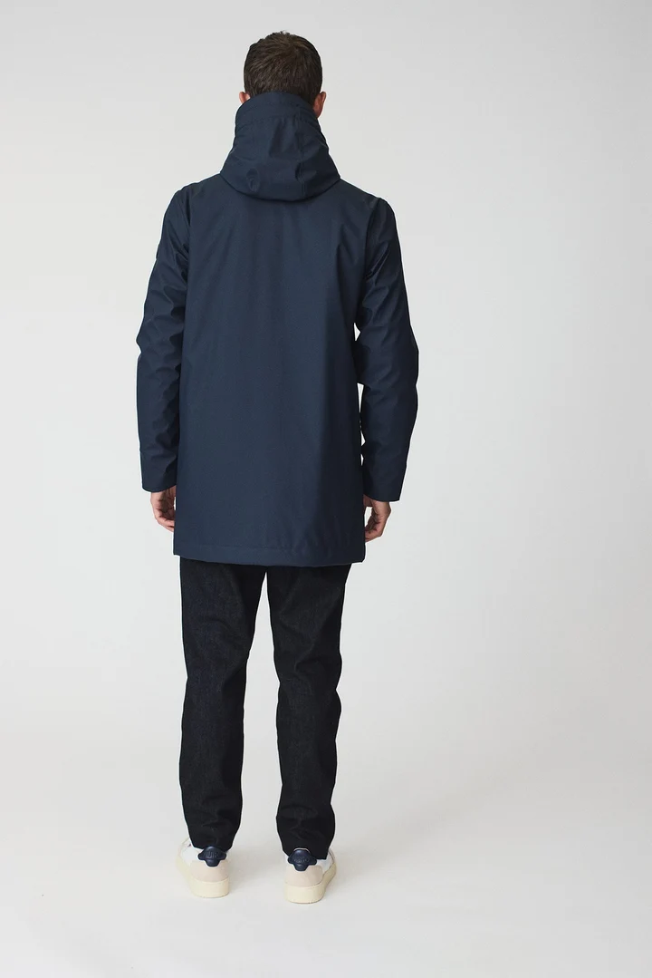   Abrigo  TANTÄ Impermeable de Poliuretano MONETINE NAVY
