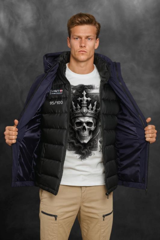 Cazadora doble de hombre LaSaL 3 en 1 MARINA azul