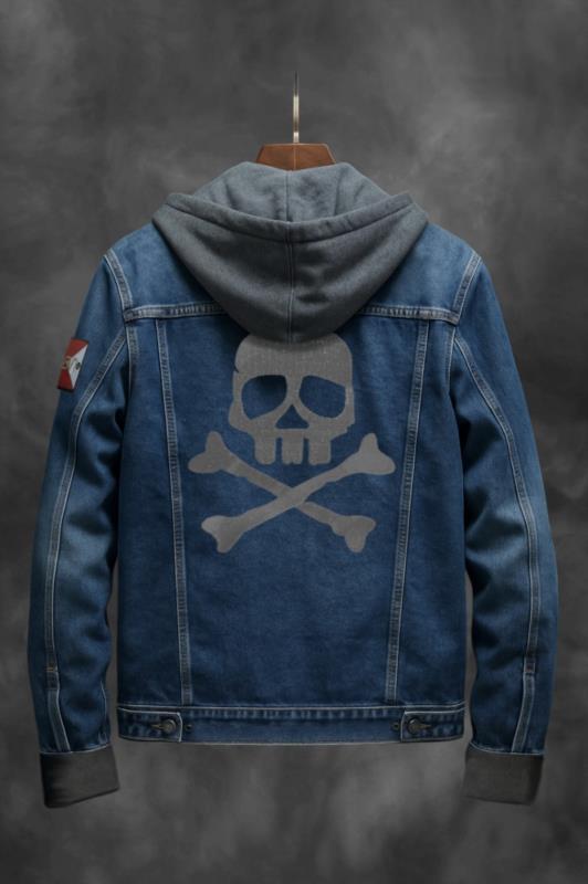 Cazadora vaquera de hombre LaSaL BASIC azul