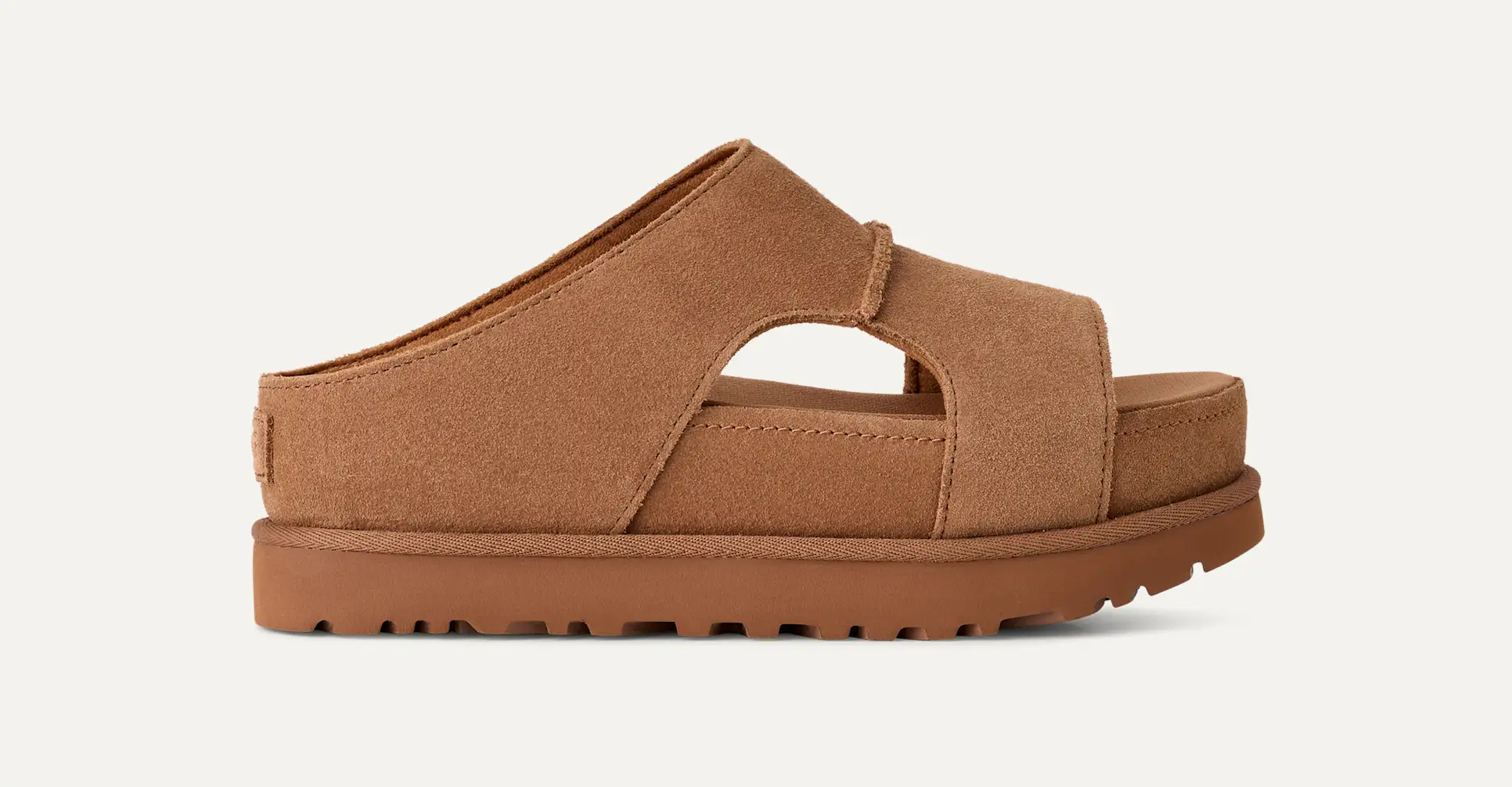 Mujer Sandalias Goldenstar Hi Cutout Chestnut