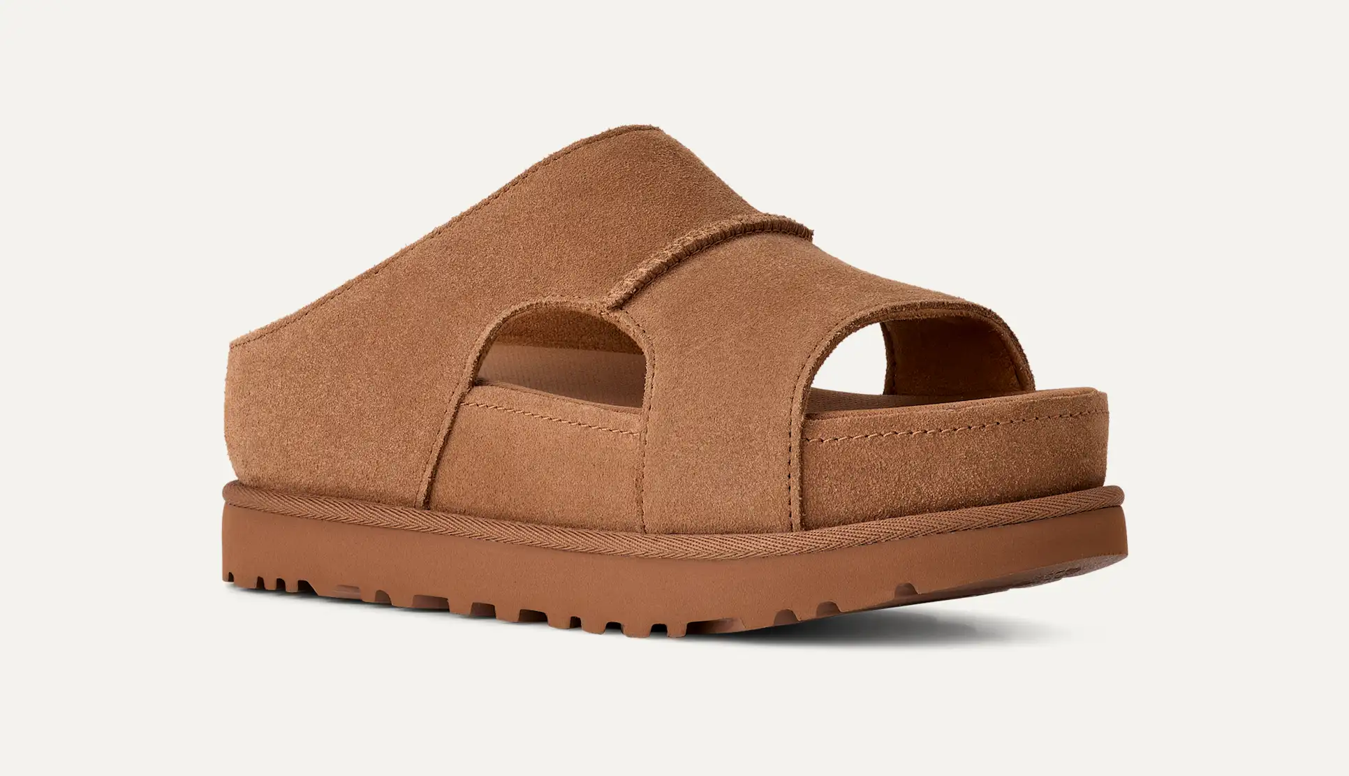Mujer Sandalias Goldenstar Hi Cutout Chestnut