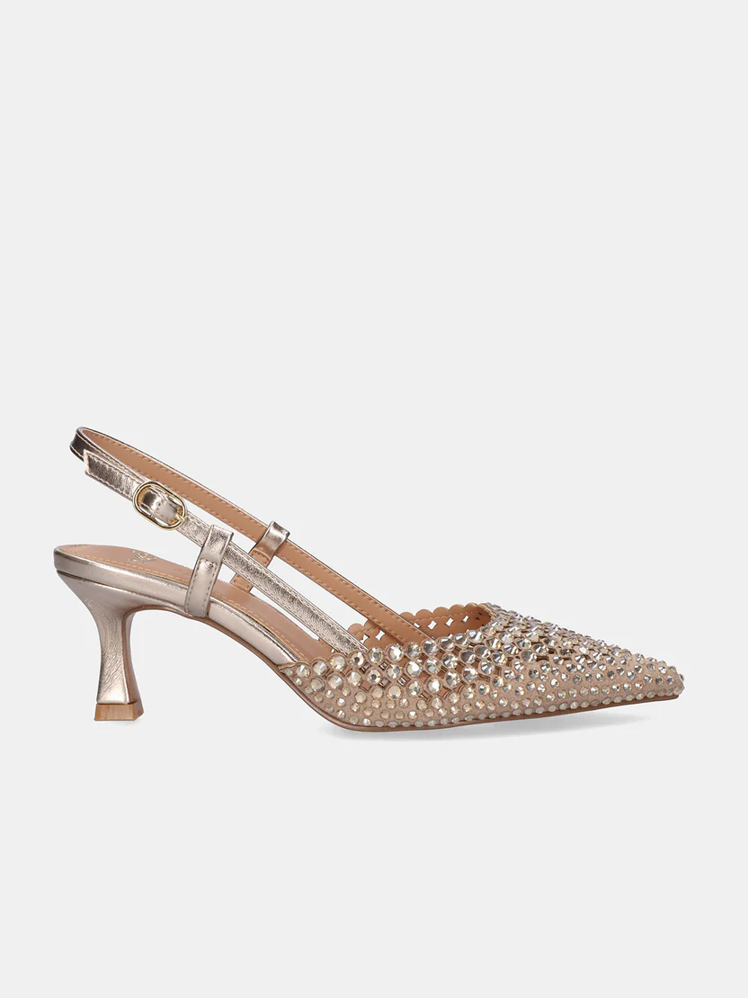 SANDALIA ALISA-410 STRASS GOLD