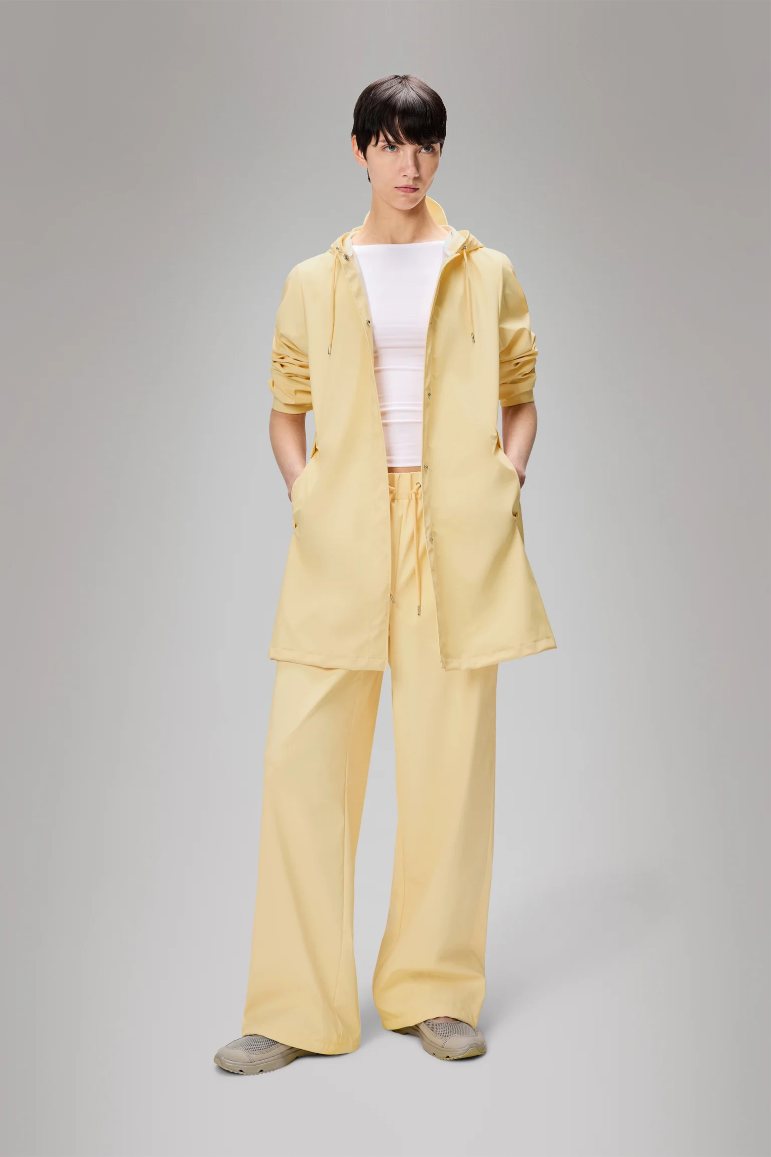 CHAQUETA IMPERMEABLE RAINS A-LINE JACKET W3 GLEAM