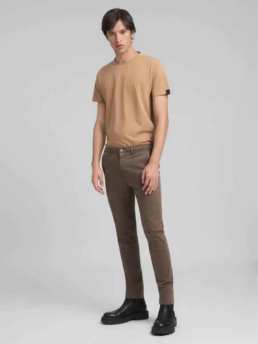 PANTALON REPLAY  CHINOS BENNI REGULAR FIT MARRON