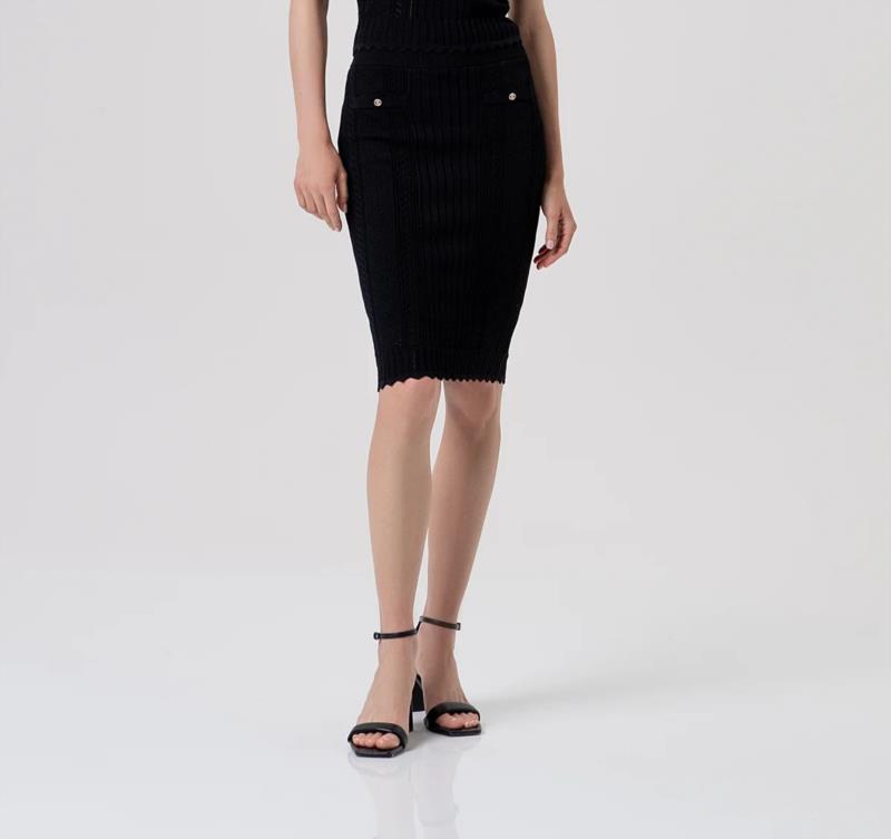 PENCIL SKIRT BLACK