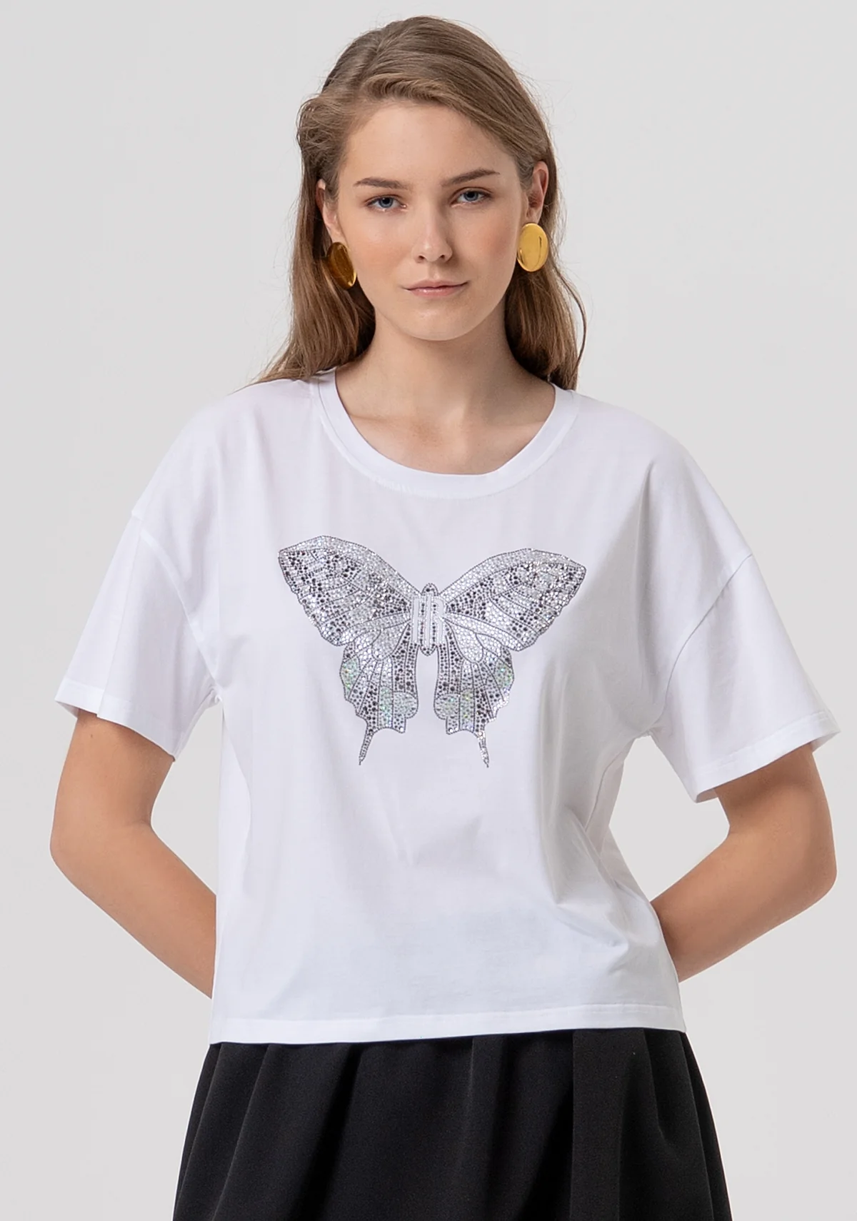 Camiseta Fracomina LOOSE WHITE