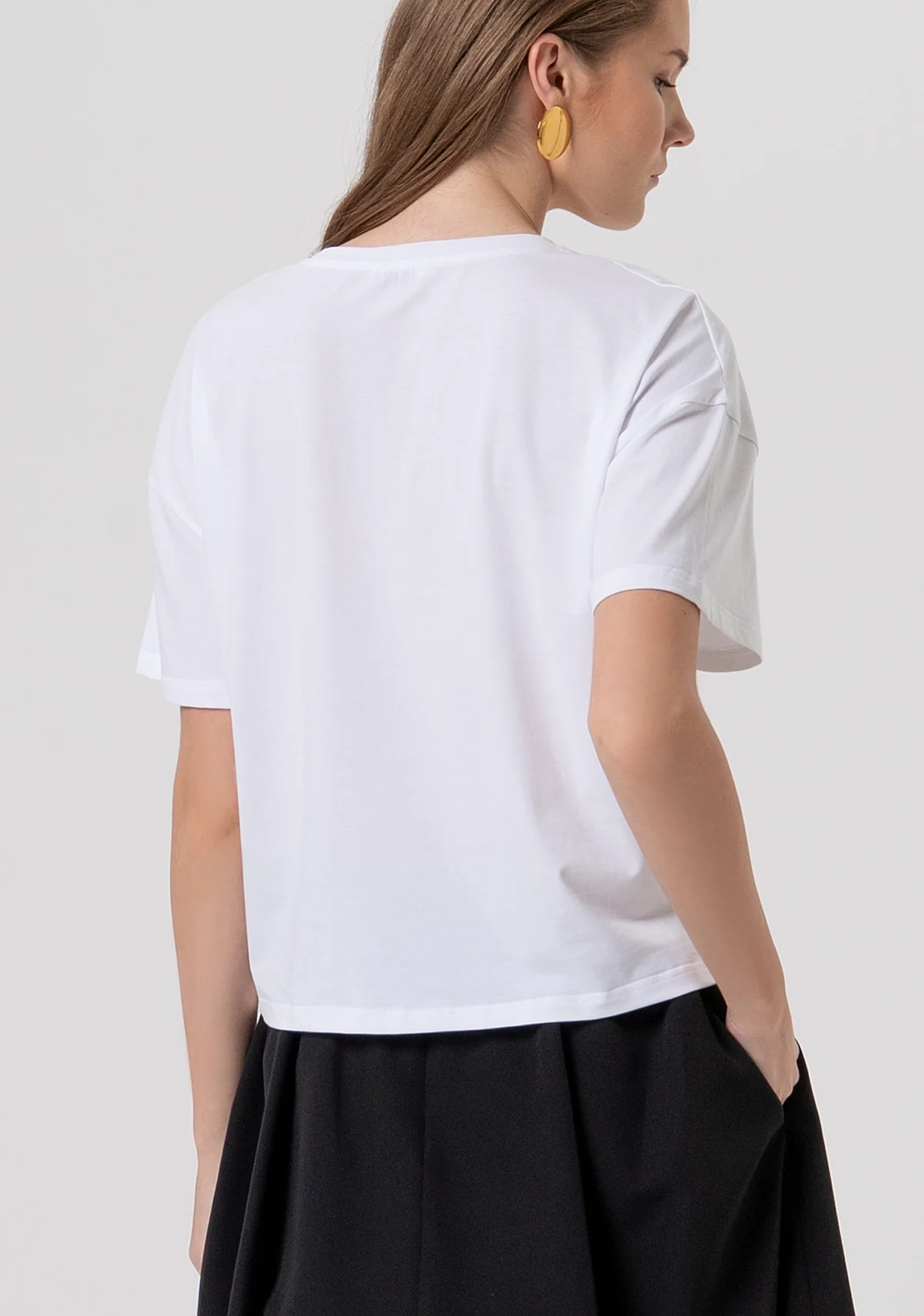 Camiseta Fracomina LOOSE WHITE