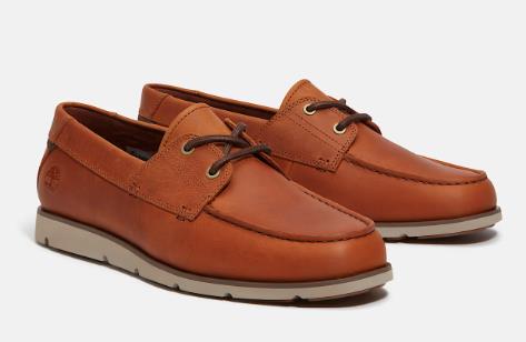 Zapato con cordones Grafton Bay para hombre en naranja Timberland