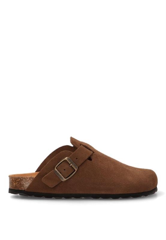 ZUECO HOMBRE SERRAJE MARRON OSCURO