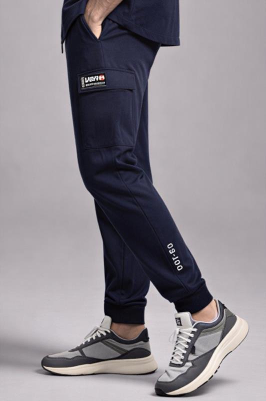 Pantalón jogger cargo de hombre Lasal CHIC azul marino